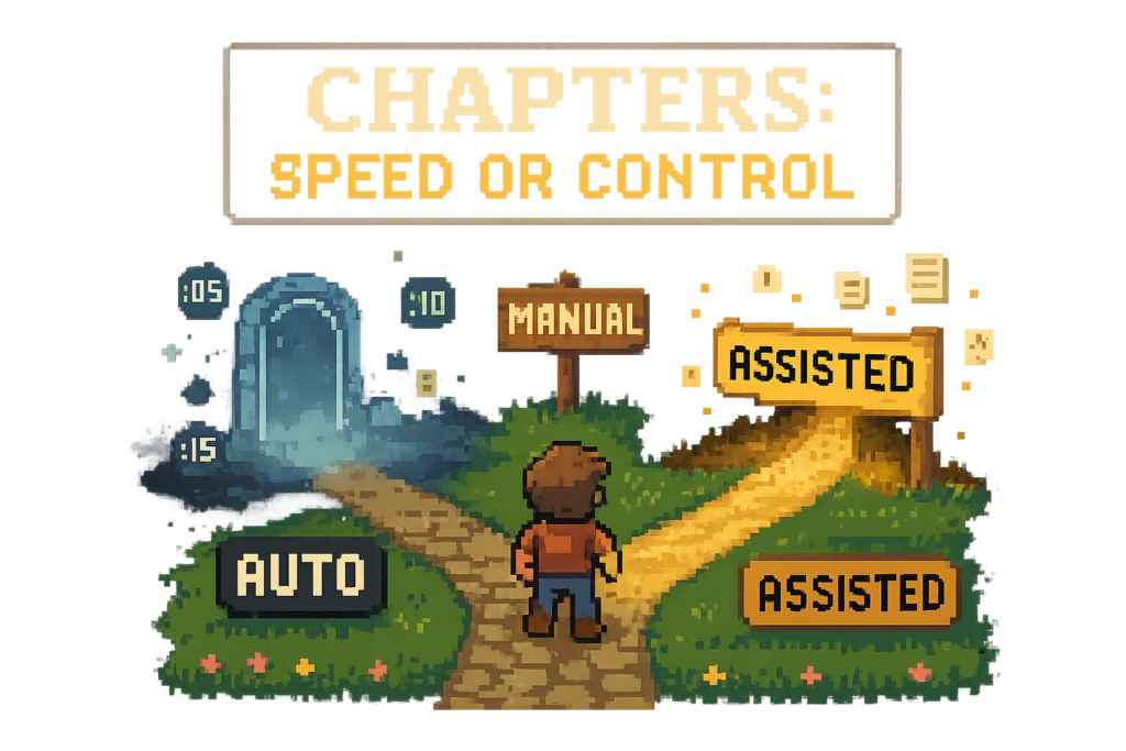 YouTube Auto Chapters vs Manual Chapters